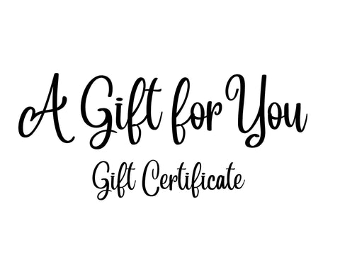 Gift Certificates