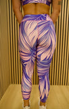 Leaves (Pink/Blue) - Leggings