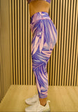 Leaves (Pink/Blue) - Leggings
