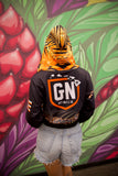 Floral (Orange) - Ladies Crop Jacket