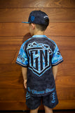 Pixel (Blue) - Kids Jersey (Short Sleeve)