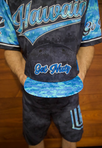 Pixel (Blue) - Snapback (Adult)