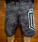 Pixel (Blue) - Men's Surf Shorts