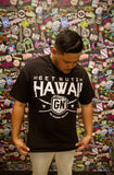 Hawaii (Black/White) - Men's Cotton Tee