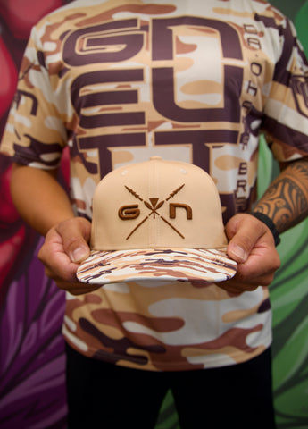 Getnutz Camo (Brown) - Snapback (Adult)