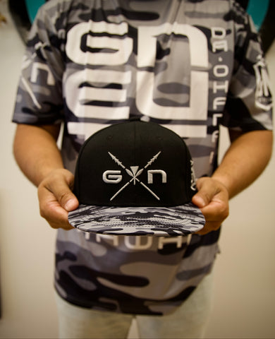 Getnutz Camo (Grey) - Snapback (Adult)
