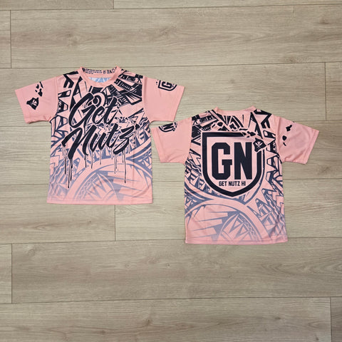 Drip (Peach/Black) - Kids Jersey (Short Sleeve)