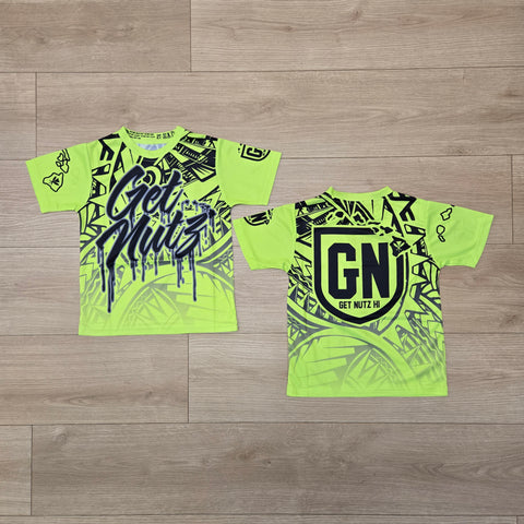 Drip (Neon Green/Black) - Kids Jersey (Short Sleeve)