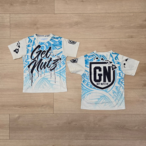 Drip (Teal/Cream) - Kids Jersey (Short Sleeve)