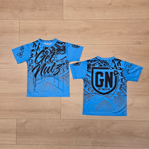 Drip (Blue/Black) - Kids Jersey (Short Sleeve)