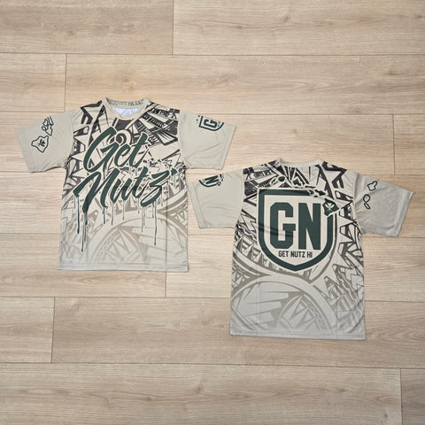 Drip (Tan/Green) - Kids Jersey (Short Sleeve)