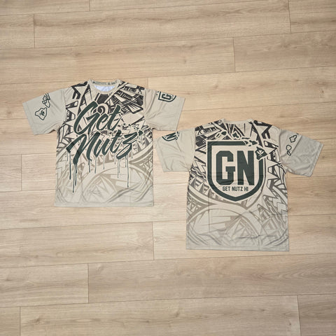 Drip (Tan/Green) - Men's Jersey (Short Sleeve)