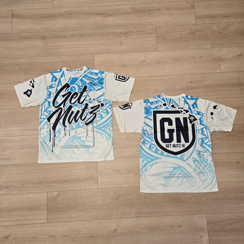 Drip (Teal/Cream) - Men's Jersey (Short Sleeve)