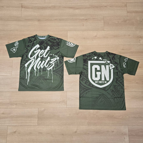 Drip (Olive Green/Cream) - Men's Jersey (Short Sleeve)