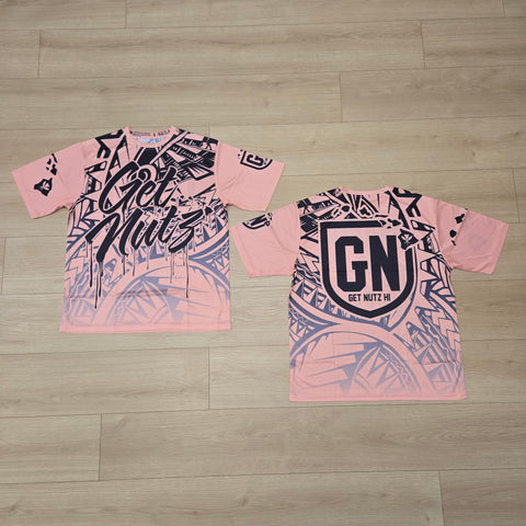 Drip (Peach/Black) - Men's Jersey (Short Sleeve)