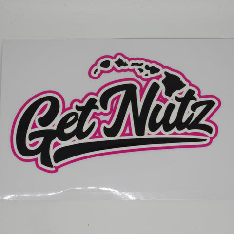 Sticker - GetNutz (Pink)