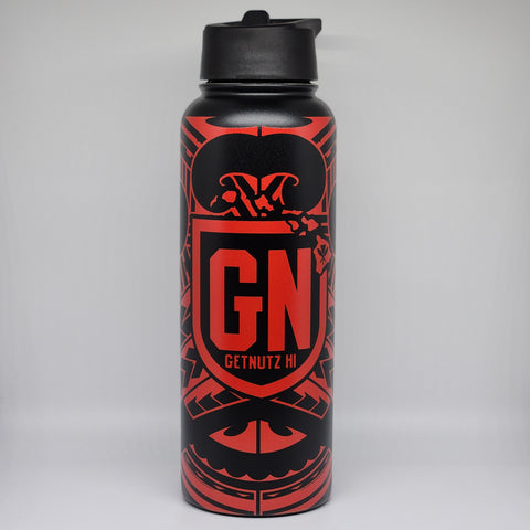 40oz Flask - Tribal (Red)
