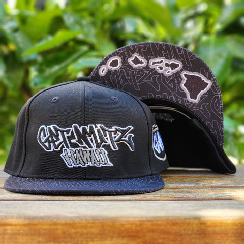 Graffiti (Grey) - Snapback (Adult)