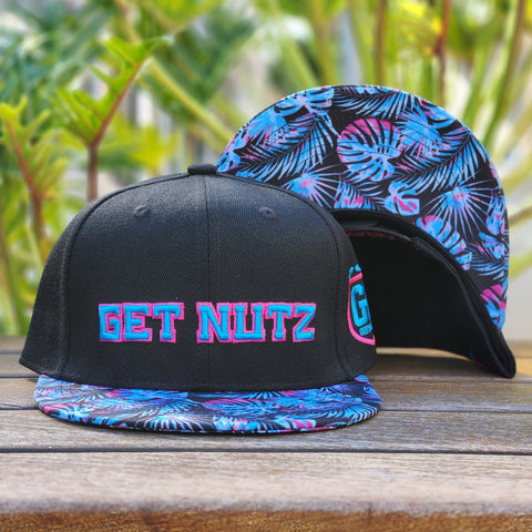 Monstera (Pink/Blue) - Snapback (Adult)