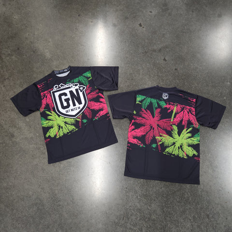 Palm Trees (Pink) - Kids Jersey (Short Sleeve)