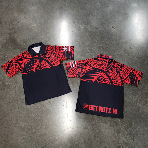 Tribal (Red) - Kids Polo