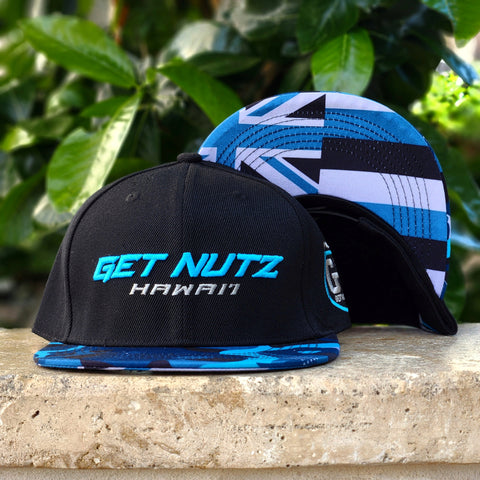 Getnutz Camo (Blue) - Snapback (Youth)