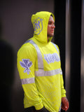 Reflective (Yellow) - Jersey Hoodie (Long Sleeve)