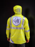 Reflective (Yellow) - Jersey Hoodie (Long Sleeve)