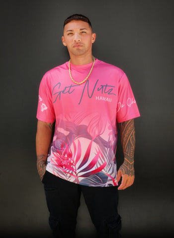 Floral Fade (Pink) - Jersey (Short Sleeve)