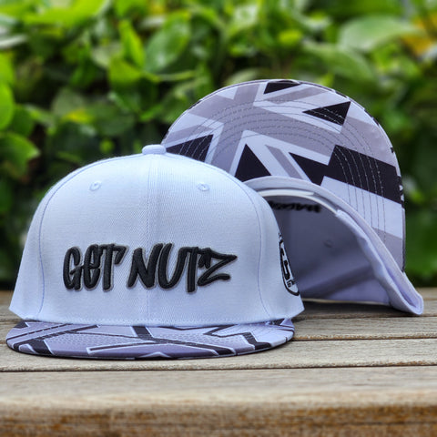 Graffiti (White) - Snapback (Adult)