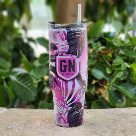Floral (Pink) - Insulated Cup