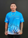 Floral (Blue) - Jersey (Short Sleeve)