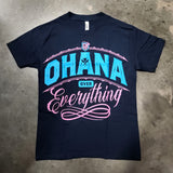 Ohana (Cotton Candy) - Men's Cotton Tee (Navy)