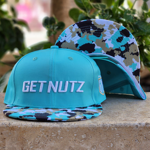Camo (Mint) - Snapback (Youth)