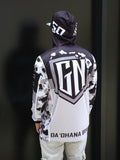 Camo (Grey) - Jersey Hoodie (Long Sleeve)