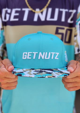 Camo (Mint) - Snapback (Adult)