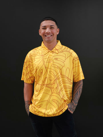 Tropical (Yellow) - Polo (Adult)