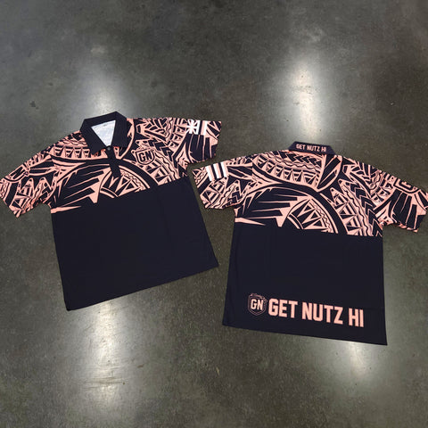 Tribal (Peach) - Polo (Adult)