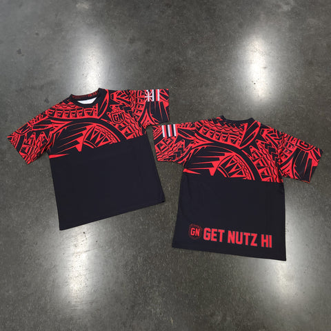 Tribal (Red) - Kids Jersey (Short Sleeve)
