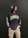 Graffiti (Black) - Jersey Hoodie (Long Sleeve)