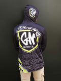 Graffiti (Black) - Jersey Hoodie (Long Sleeve)