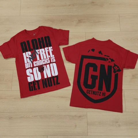 Cracks (Red/Black) - Mens Cotton Tee