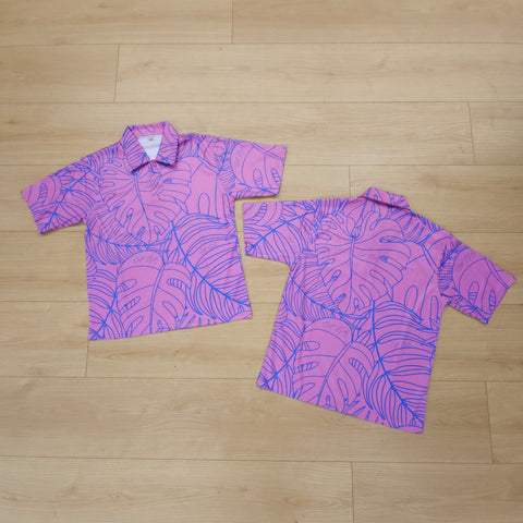 Floral (Pink) - Polo (Youth)