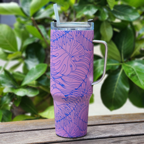 Floral (Pink) - Insulated Cup