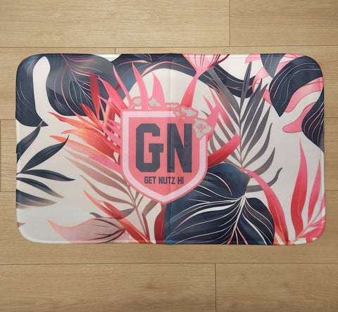 Floral (Pink/White) - Bath Mat