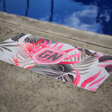 Floral (Pink/White) - Towel