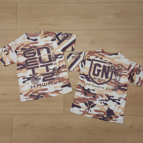 Getnutz Camo (Brown) - Kids Jersey (Short Sleeve)