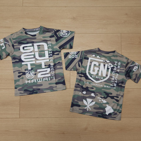 Getnutz Camo (Green) - Kids Jersey (Short Sleeve)