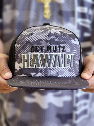 Digital Camo (Grey) - Snapback (Adult)