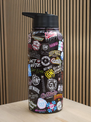 30oz Flask - Collage